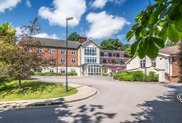 Front exterior of Halliwell Care Home