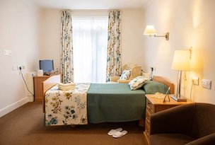 Bedroom in Halliwell Care Home