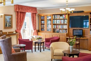 Living room in Halliwell Care Home