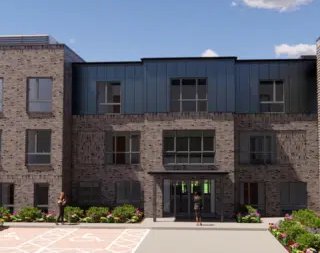 Harpenden Springs, Hertfordshire, entrance