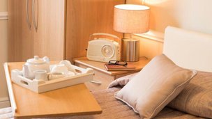 Hartford Court, close up of bed 