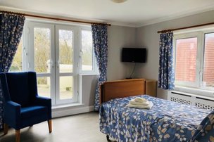 Haven Care Home in Peacehaven, bedroom