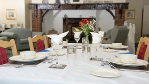 Haven Care Home in Peacehaven, dining area