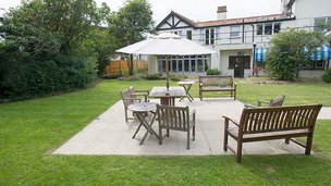 Haven Care Home in Peacehaven, garden