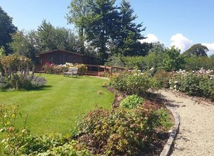The Old Vicarage in Sherborne, gardens