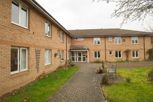 Highclere Care Home in Milton Keynes, external building
