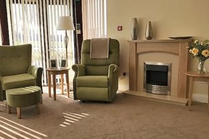 Highfield Care Home in Yarm, lounge