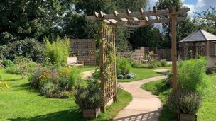 Himley Mill Care Home in Dudley, garden path