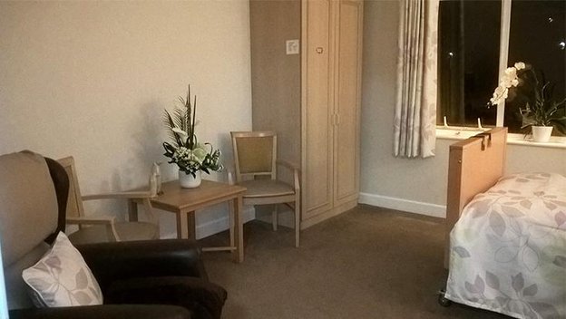 Hinckley Park Nursing Home in Hinkley, bedroom