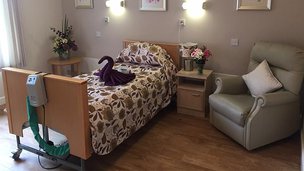 Hinckley Park Nursing Home in Hinkley, bedroom