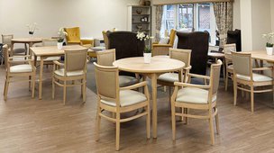 Hollymere House General Nursing Home in Crewe, dining room