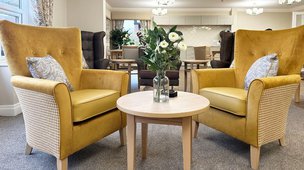 Hollymere House General Nursing Home in Crewe, lounge