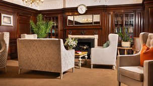 Huntercombe Hall Care Home, fireplace 