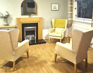 Broxburn Nursing Home, Broxburn, lounge,