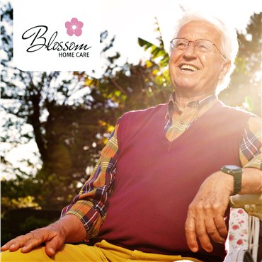 Blossom Home Care Cornwall, gentleman smiling