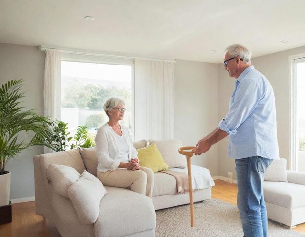 Anglia Prime Care live in, Sheffield, carer and client