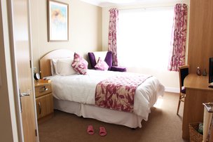 Clayburn Court care home in Peterborough, bedroom