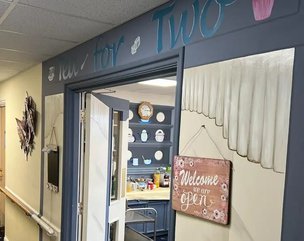 Blackwell Care Home, Alfreton, tearoom