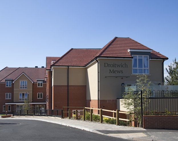 Droitwich Mews Care Home, Droitwich, Front of home