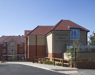 Droitwich Mews Care Home, Droitwich, Front of home