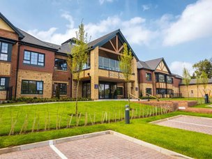 Iris Court Care Home in Gosmore, front exterior