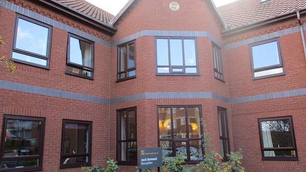 Jack Dormand Care Home in Peterlee, front entrance