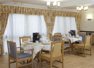 Kingfisher House Care Home in Newmarket, dinning room
