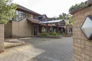 Kingfisher House Care Home in Newmarket, Exterior
