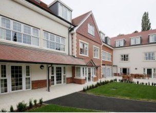 Lavender Fields Care Home in Sevenoaks exterior of the home