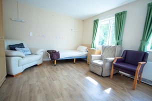 Llys Hafren Care Home - Large bright bedroom