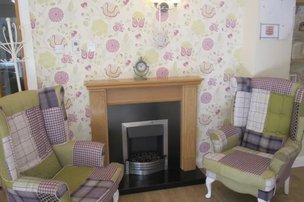Lomond Court, fireplace 