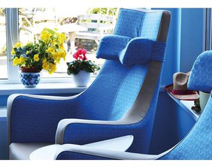 Mayfair Residential Home, Morecambe, close up of seats