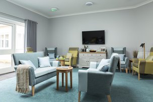 Fornham House Residential Home in Bury St Edmuns, lounge