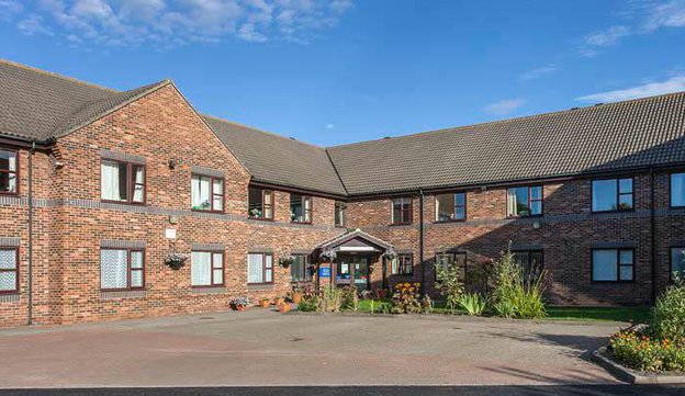 Maple Lodge Care Home in Sunderland front entrance