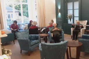 Margaret House in Royston, Lounge