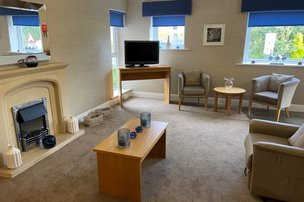 Melbury Court, TV lounge area 