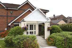Mersey Parks, front of the home 