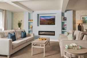 Mill House, Chipping Campden, lounge with TV