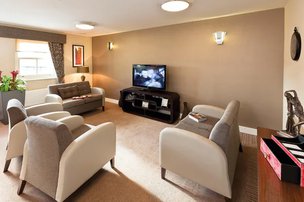 Millbrook, lounge area with TV