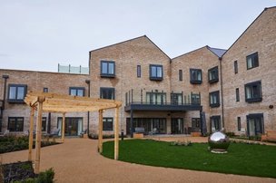 Mossdale Residence in York, front entrance