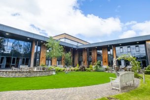 Mugdock House Care Home in Bearsden, garden