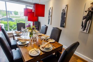 Mugdock House Care Home in Bearsden, dining room