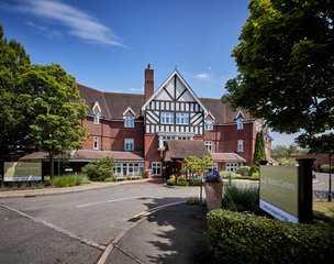 Bagshot Gardens Care Home, Surrey, front exterior