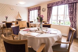 Northview Lodge Nursing Home in Sunderland, dining room