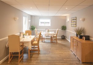 Oakwood House Care Home in Norwich dining room