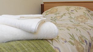 Oakhill House Care Home in Horsham, bedroom