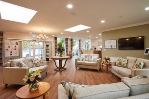 Oaklands House Care Centre lounge area