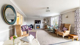 Oaklands in Essex, living room