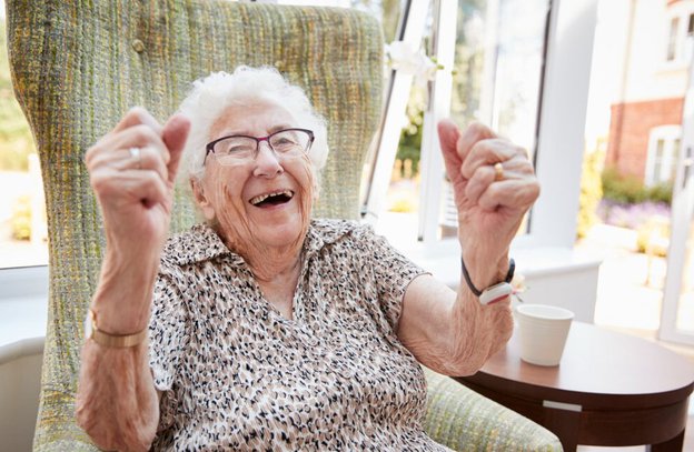 Routes Healthcare Lancashire, lady smiling 