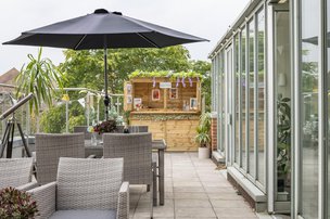 Old Station House, Abingdon, garden 